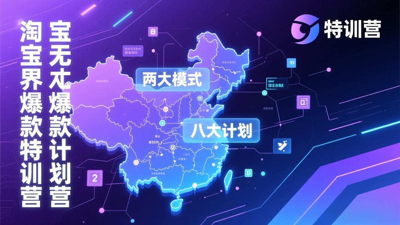 淘宝无界爆款训练营：2026年1月杭州线下高端集训课，3天构建两大模式八大计划体系-千汇网创