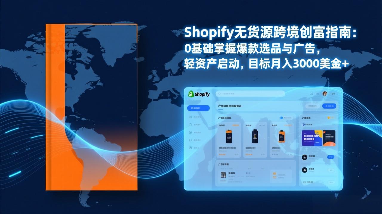 Shopify爆款打法实战：从选品到广告投放，复制爆款模型，驱动独立站月销售额破万刀-千汇网创