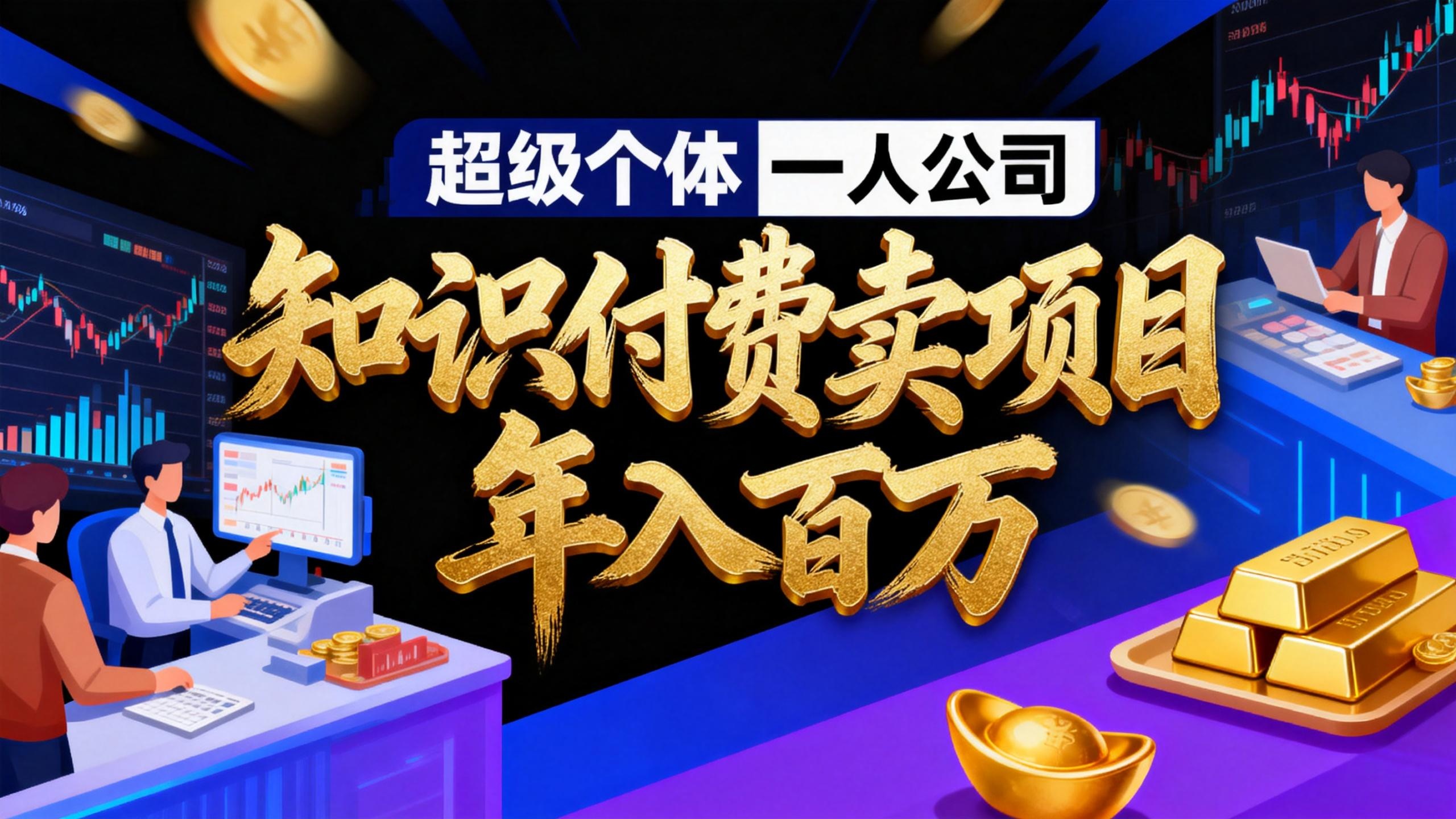 2026年“超级个体一人公司”私域卖项目年入百万，个人IP-精准引流-项目包装-转化成交-千汇网创