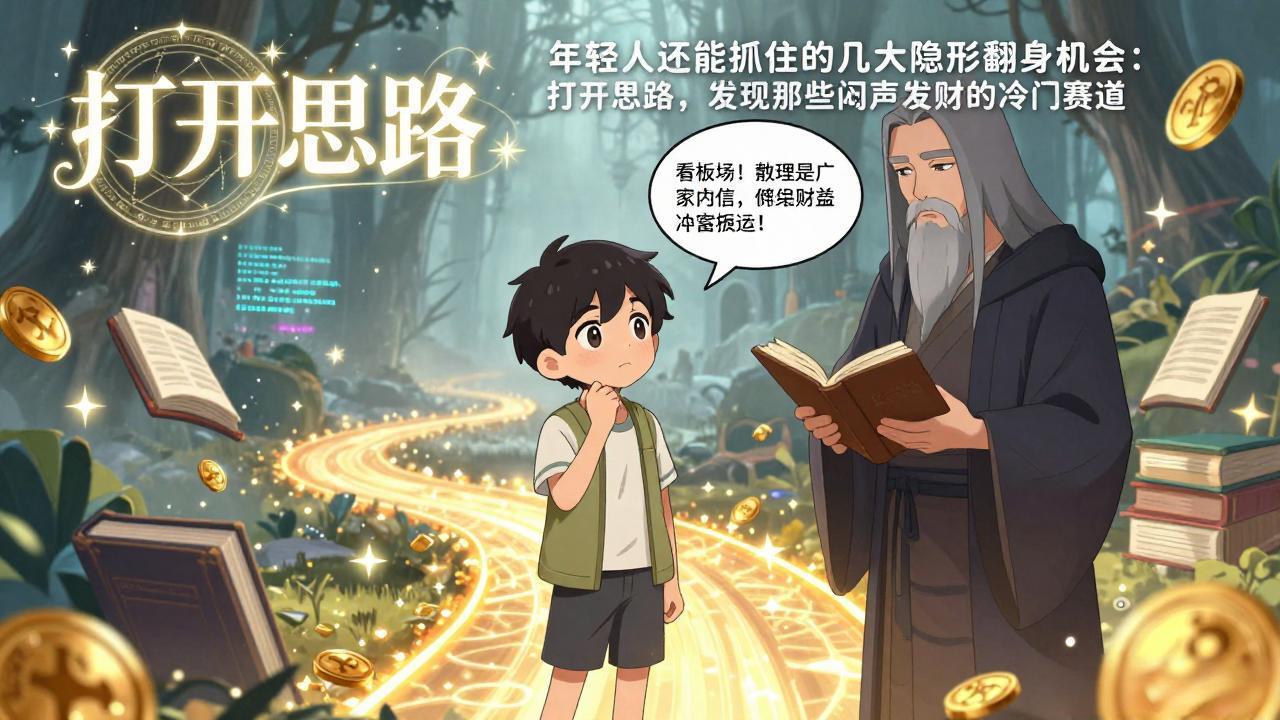 付费文1+2：年轻人还能抓住的几大隐形翻身机会：打开思路，发现那些闷声发财的冷门赛道-千汇网创