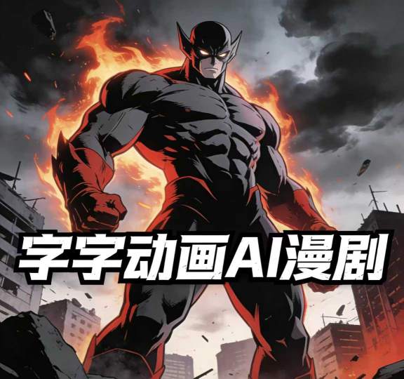 字字动画AI漫剧2026年第1期系统课程，小白看完就能学会实操的漫剧课，单人月收1-3W-千汇网创