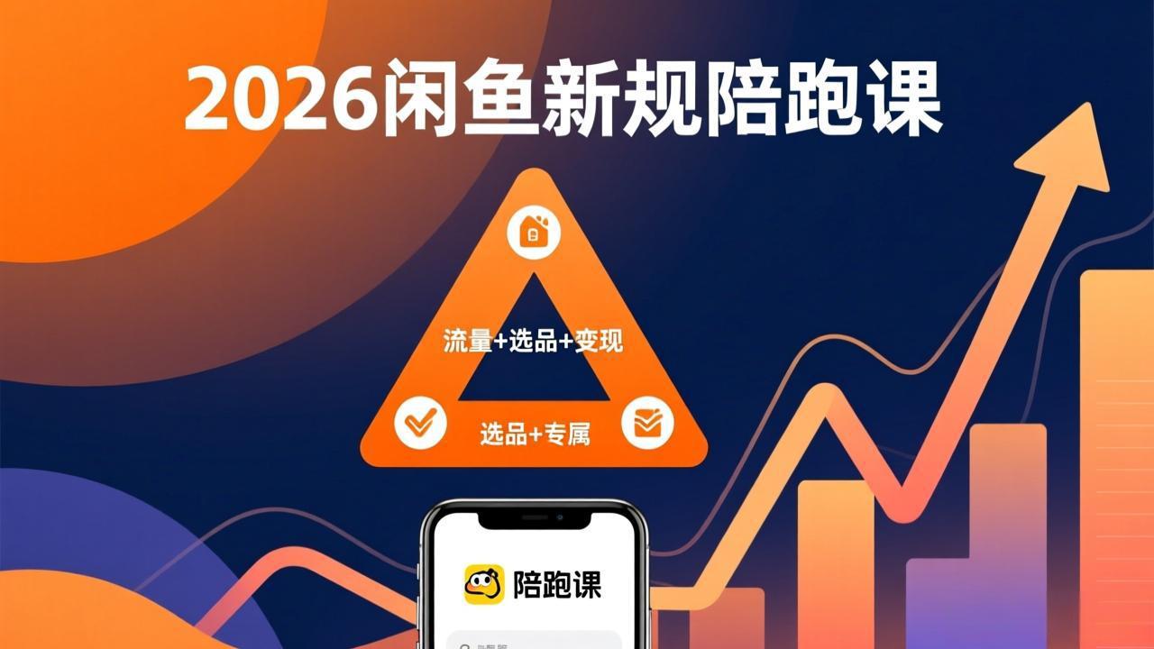 2026闲鱼高阶陪跑课全新上线，带你吃透新规玩转选品流量，从零搭建稳定变现盈利体系-千汇网创