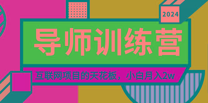 《导师训练营》精准粉丝引流的天花板，小白月入2w-千汇网创