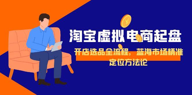 淘宝虚拟电商起盘，开店选品全流程，蓝海市场精准定位方法论-千汇网创