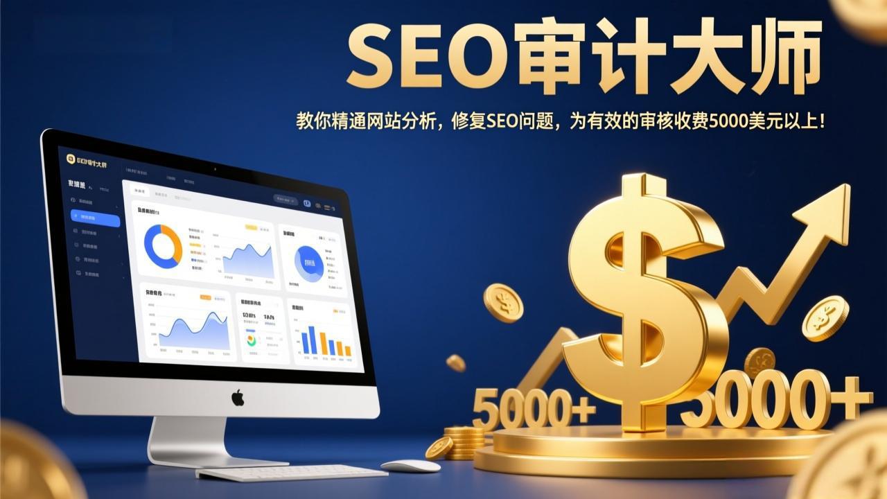 SEO审计大师：教你精通网站分析，修复SEO问题，为有效的审核收费5000美元以上！-千汇网创