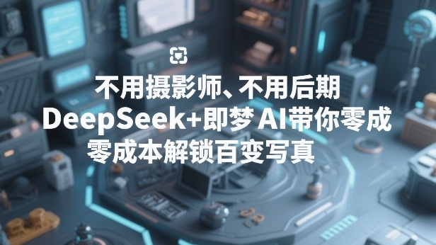 不用摄影师、不用后期，DeepSeek+即梦AI带你零成本解锁百变写真！-千汇网创