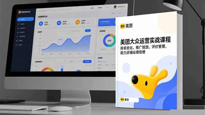 美团大众运营实战课程，排名优化、推广投放、评价管理，助力店铺业绩倍增-千汇网创