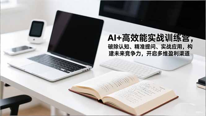 AI+高效能实战训练营，破除认知、精准提问、实战应用，构建未来竞争力，开启多维盈利渠道-千汇网创