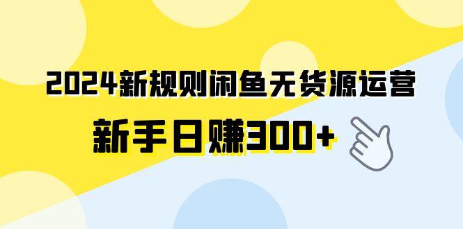 (9522期)2024新规则闲鱼无货源运营新手日赚300+-千汇网创