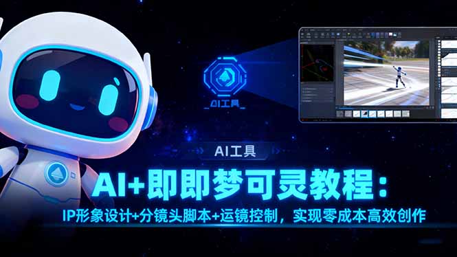 AI+即梦可灵教程：IP形象设计+分镜头脚本+运镜控制，实现零成本高效创作-千汇网创