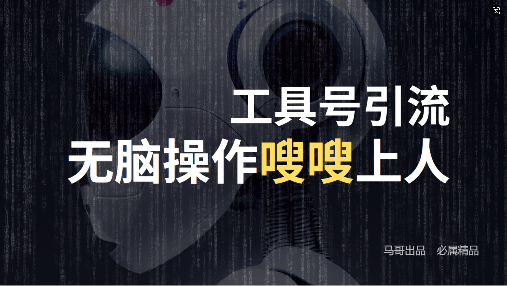 24年抖音最新工具号日引流300+创业粉，日入5000+-千汇网创