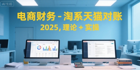 电商财务-淘系天猫对账2025，理论+实操-千汇网创