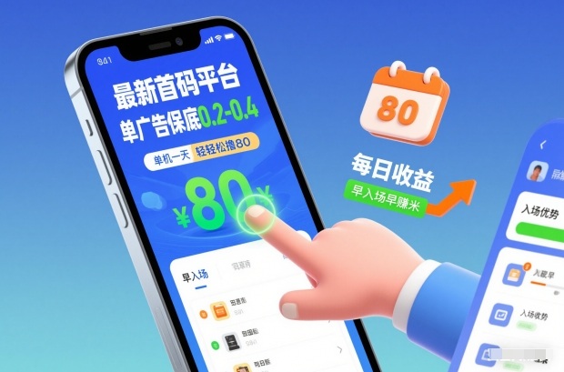 最新首码平台，单广告保底0.2-0.4，单机一天轻松撸80，早入场早賺米【揭秘】-千汇网创
