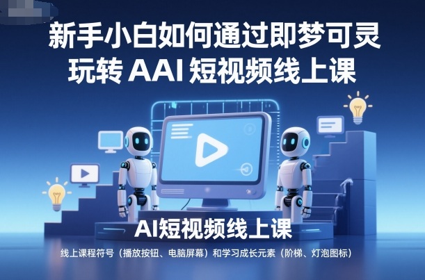 新手小白如何通过即梦可灵玩转AI短视频线上课-千汇网创