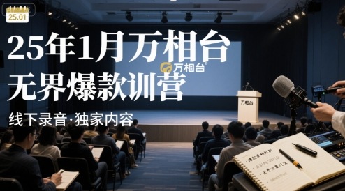 25年1月万相台无界爆款特训营线下录音-千汇网创