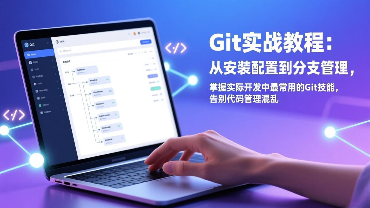 Git实战教程：从安装配置到分支管理，掌握实际开发中最常用的Git技能，告别代码管理混乱-千汇网创