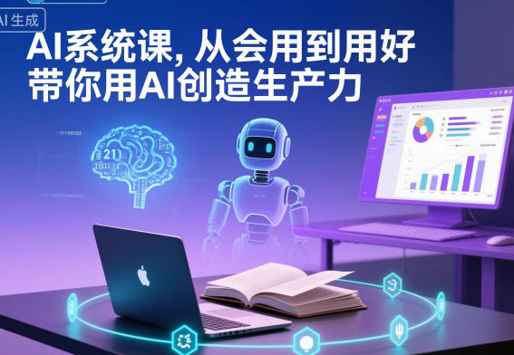 AI系统课，从会用到用好，带你用AI创造生产力-千汇网创