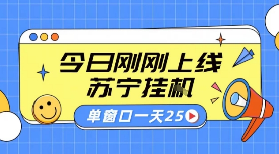 苏宁全自动采集挂G项目 稳定可批量 单窗口收益30+ 附教程【揭秘】-千汇网创