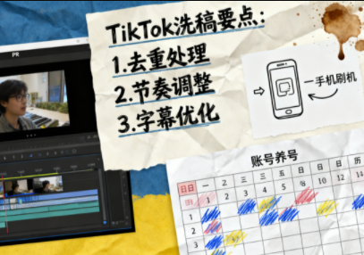 TikTok洗稿剪辑全流程课-千汇网创
