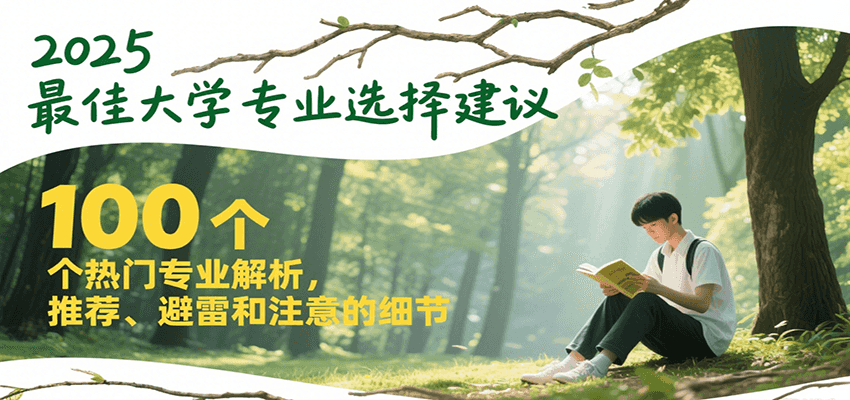 2025最佳大学专业选择建议，100个热门专业解析，推荐、避雷和注意的细节-千汇网创