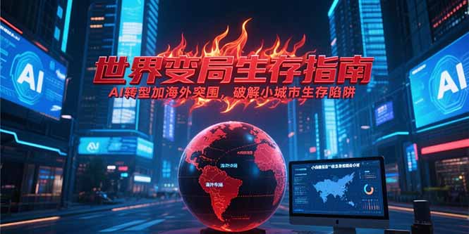 付费文章《世界变局生存指南，AI转型加海外突围，破解小城市生存陷阱》-千汇网创