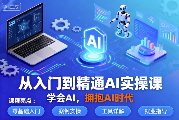 从入门到精通AI实操课，学会AI，拥抱AI时代-千汇网创