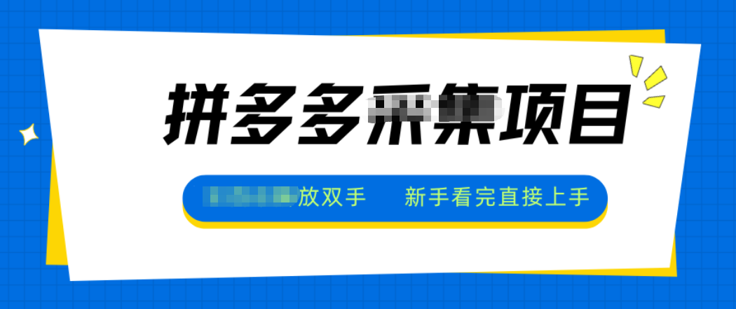 拼多多电商采集，一小时50+，操作简单，零投资-千汇网创