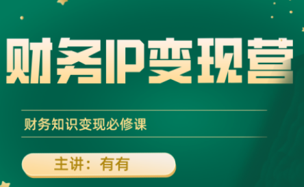 有有老师·财务IP变现营，财务知识变现必修课-千汇网创