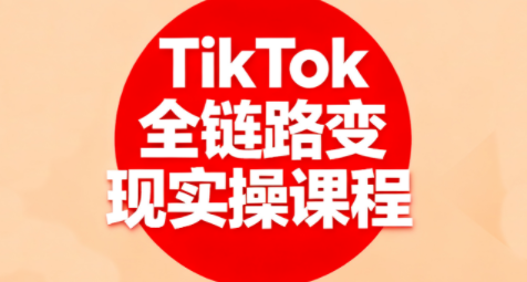 小杨老师·TikTok全链路变现实操课程-千汇网创