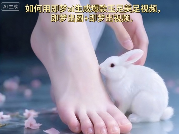 如何用即梦ai生成爆款玉足美足视频，即梦出图+即梦出视频，快速涨粉-千汇网创
