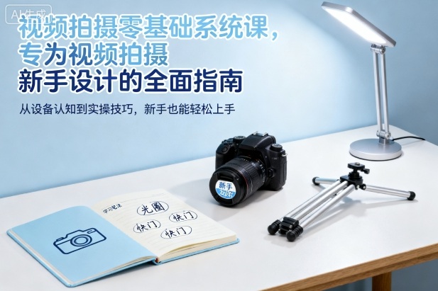 视频拍摄零基础系统课，专为视频拍摄新手设计的全面指南-千汇网创