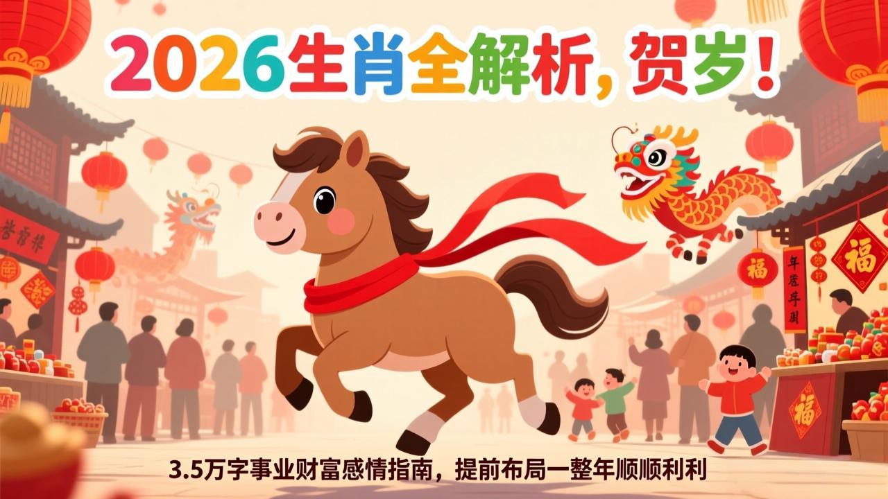 付费文章：贺岁！2026生肖全解析，3.5万字事业财富感情指南，提前布局一整年顺顺利利-千汇网创