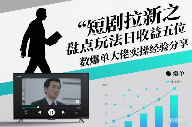 短剧拉新之盘点玩法日收益五位数爆单大佬实操经验分享-千汇网创