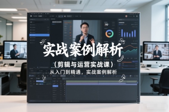 剪辑与运营实战课，从入门到精通，实战案例解析(更新2026)-千汇网创