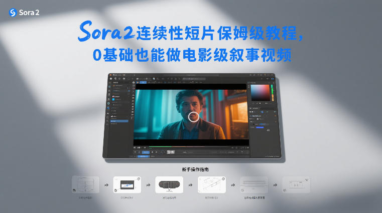 Sora2连续性短片保姆级教程，0基础也能做电影级叙事视频-千汇网创