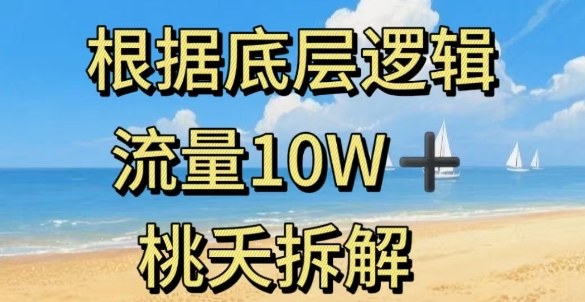 据底层逻辑，流量10W+，以安全知识科普为例-千汇网创