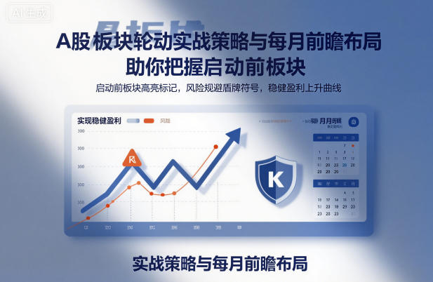 A股板块轮动实战策略与每月前瞻布局，助你把握启动前板块，规避风险，实现稳健盈利-千汇网创
