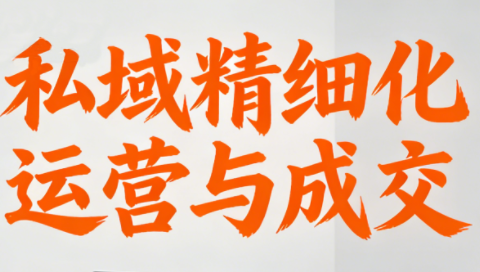 楚老师·私域精细化运营与成交-千汇网创