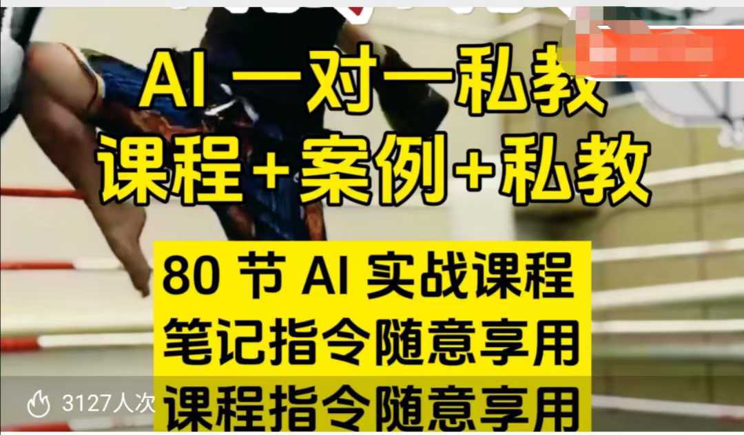 AI指令实战课，课程+案例，80节AI实战课程，笔记指令随意享用，课程指令随意享用(更新7月)-千汇网创