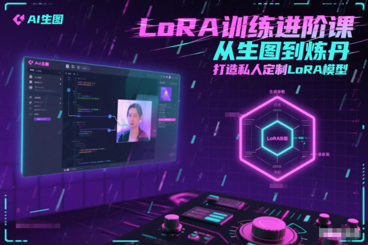 LoRA训练进阶课，从生图到炼丹，打造私人定制LoRA模型-千汇网创