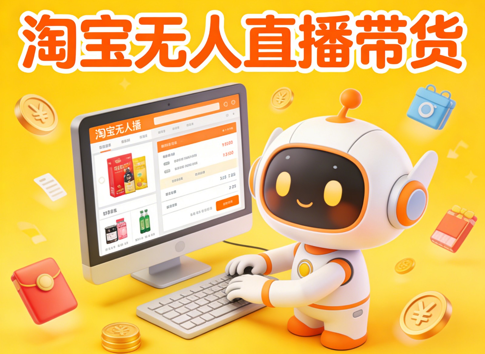 淘宝无人直播带货，24小时自动卖货，月佣金1W+，不违规不封号，不用露脸-千汇网创