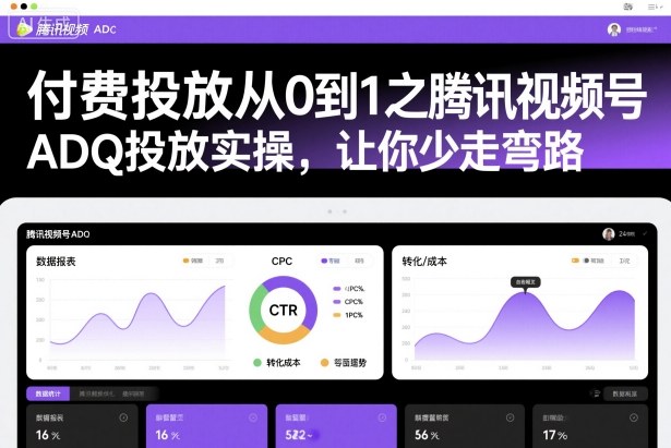 付费投放从0到1之腾讯视频号ADQ投放实操，让你少走弯路-千汇网创