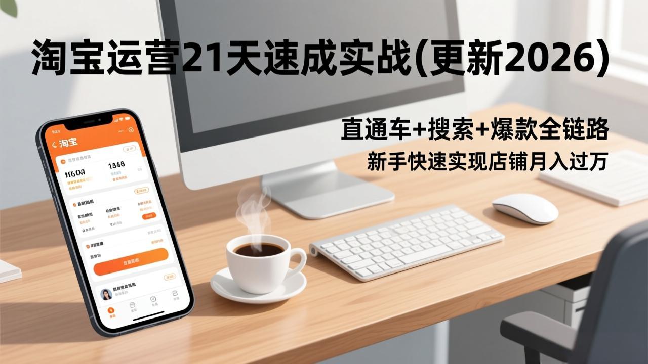 淘宝运营21天速成实战(更新3月-千汇网创