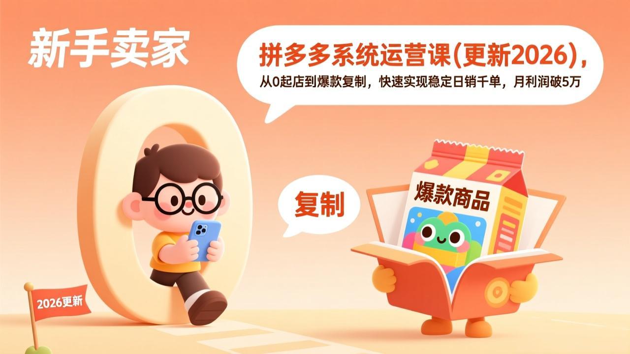 拼多多系统运营课(更新3月-千汇网创