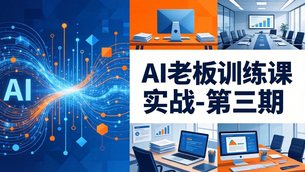 AI老板训练课实战-第三期：AI+内容应用落地教学，从0到1打通AI变现完整路径-千汇网创