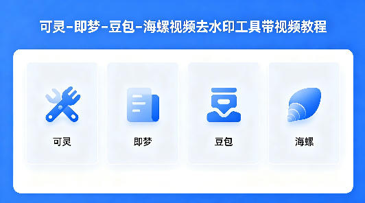 可灵–即梦–豆包–海螺视频去水印工具带视频教程-千汇网创